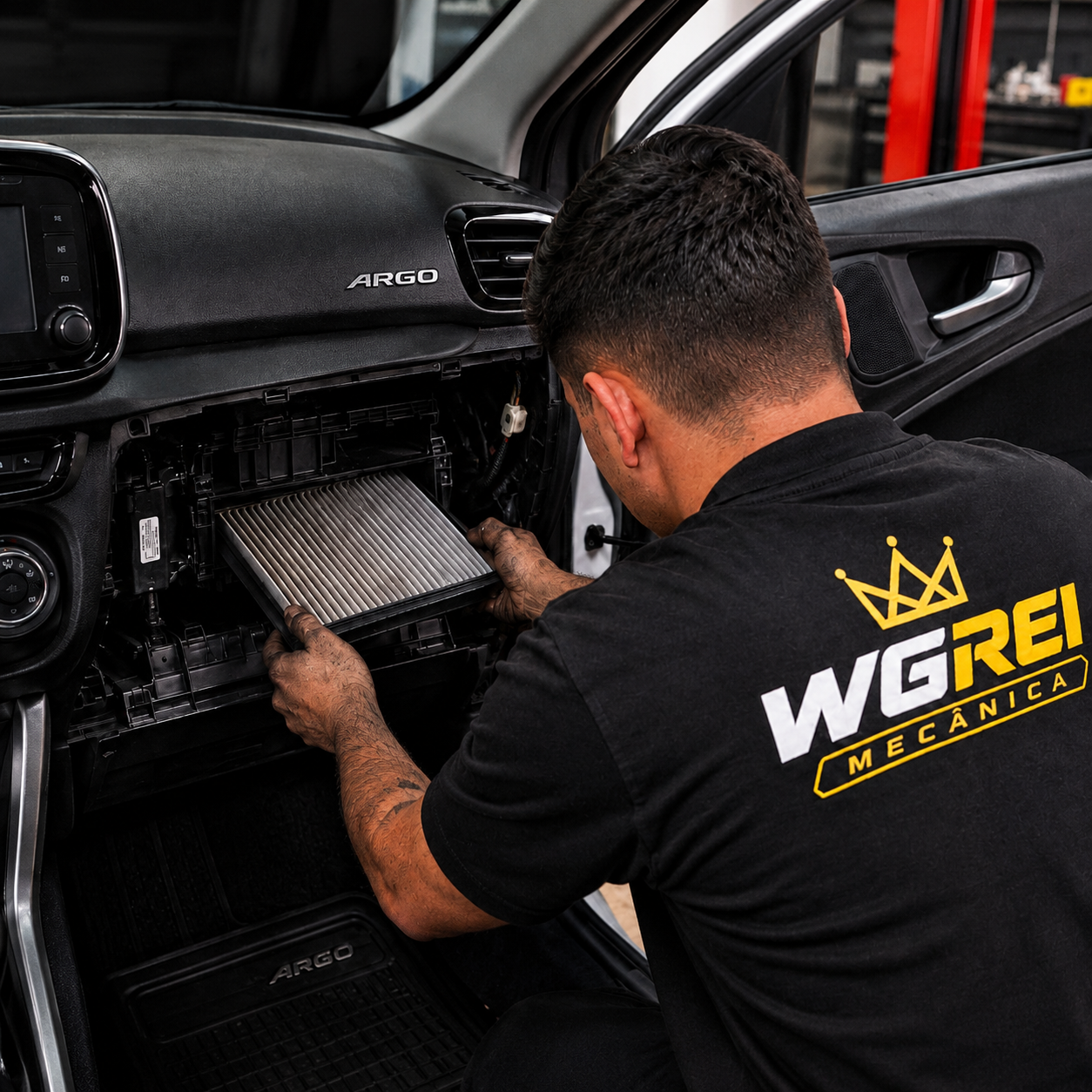Atendimento automotivo da WG Rei Brasileiro Mecânica