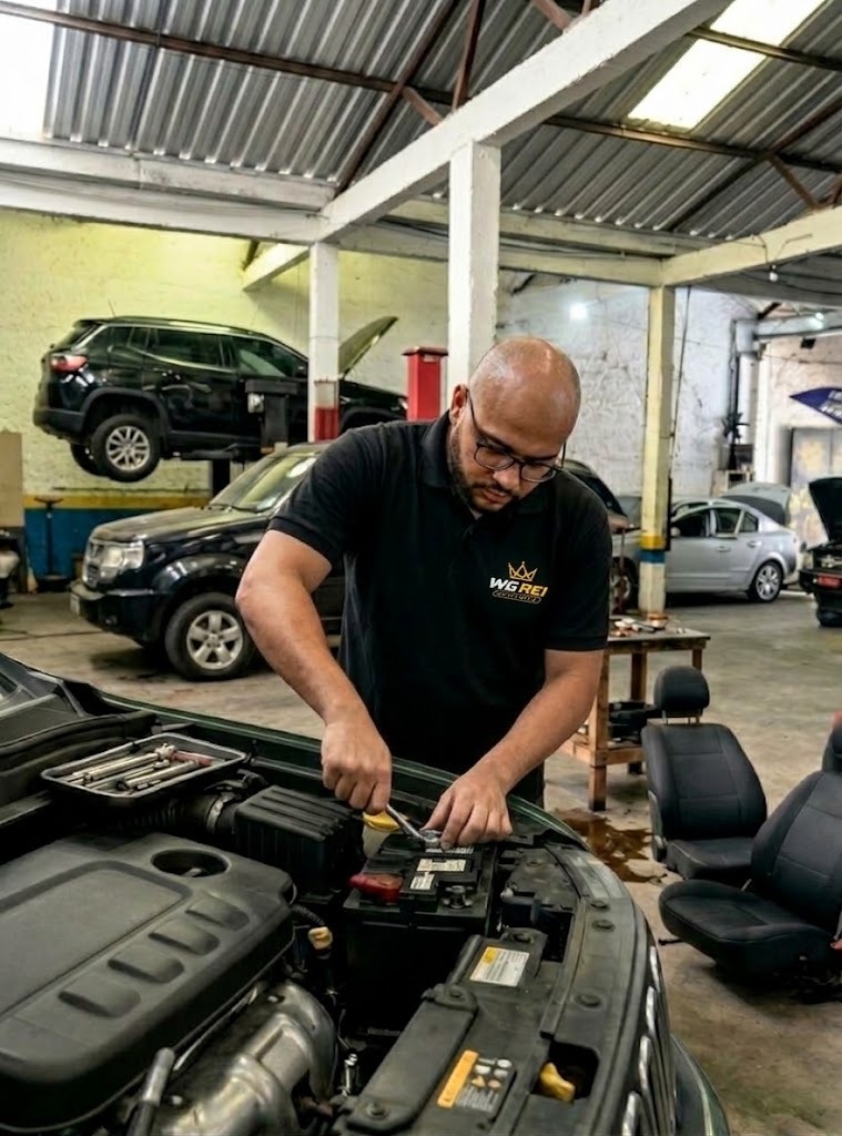 Troca de bateria automotiva