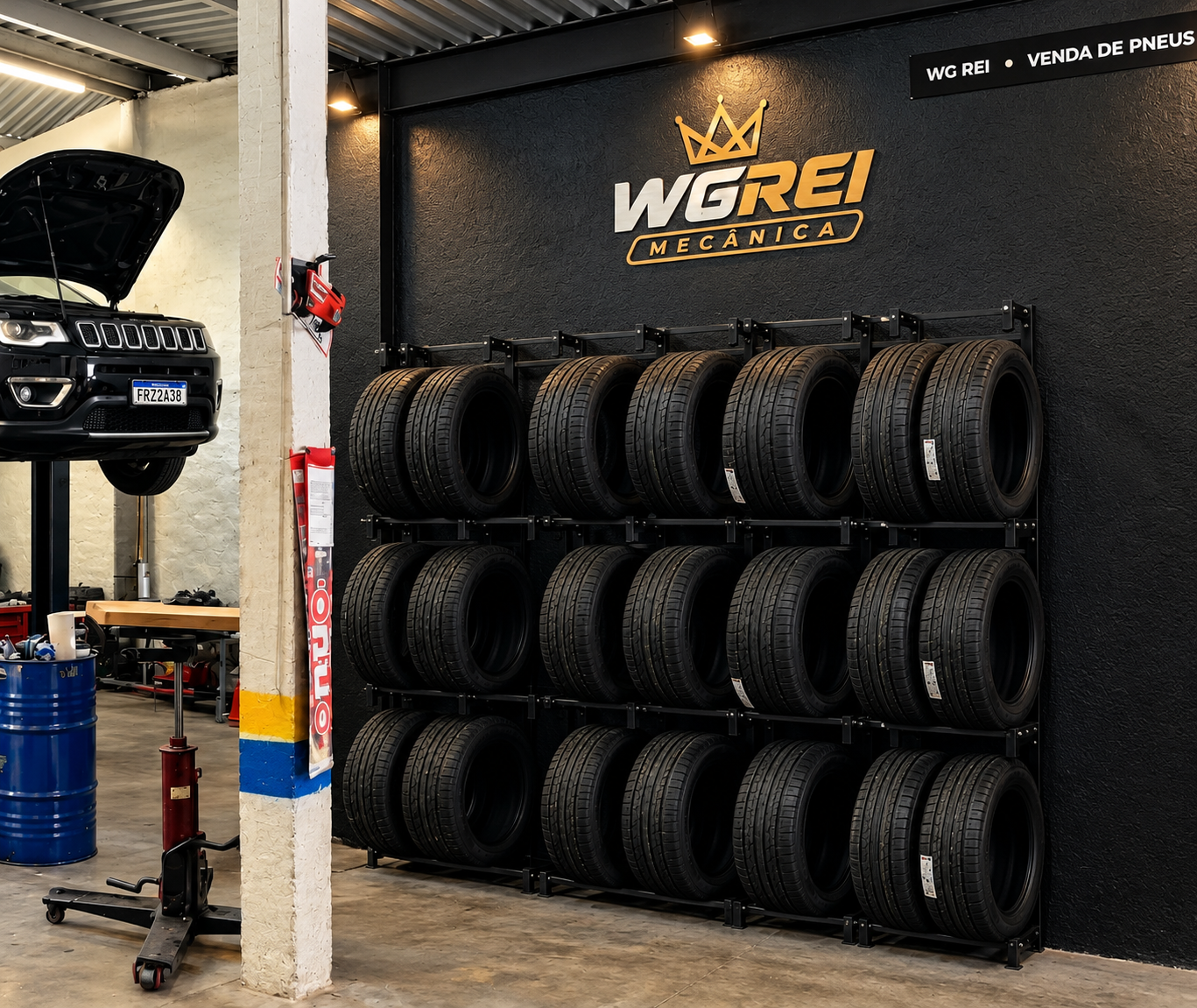 Pneus disponíveis na WG Rei Mecânica